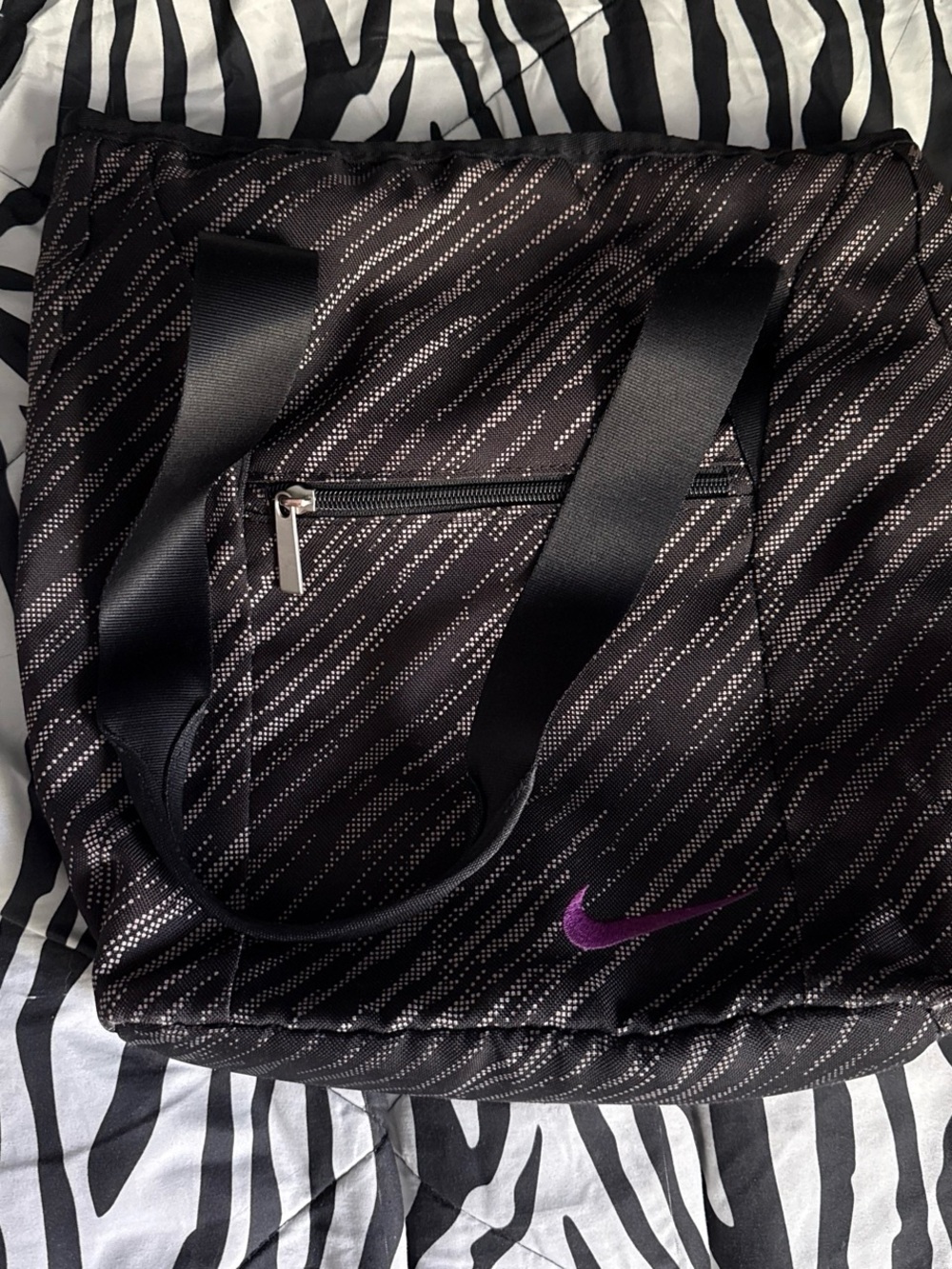 Nike Golf Women's Shoe Tote Bag, Black/Bright Grape